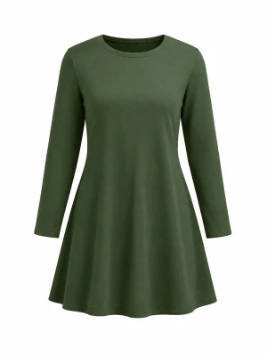 Foto van product LEAFLETIC Tuniek 'Leafletic Women’s Long Sleeve Crew Neck Tunic' groen