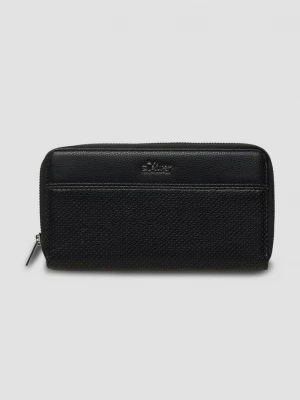 Foto van product Lederlook portemonnee met logo s.Oliver zwart