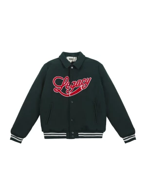 Foto van product Legacy Studios Tussenjas 'Varsity' donkergroen / rood / wit