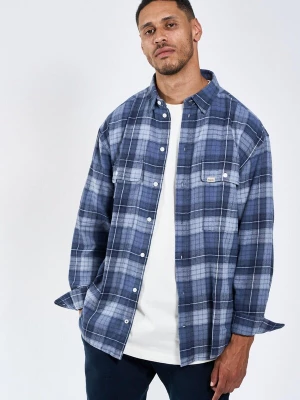 Foto van product Legends Overhemd 'Russel Flannel Check 04' blauw