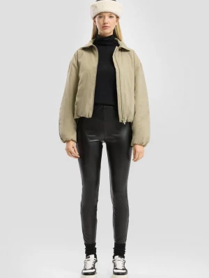 Foto van product Legging in lederlook QS zwart