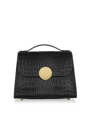 Foto van product LeParmentier Handtas 'Bombo Croco' zwart