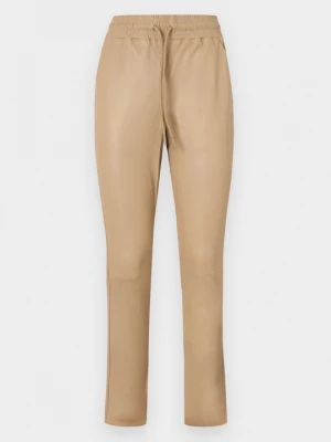 Foto van product Leren broek Goosecraft beżowy