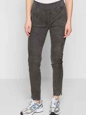 Foto van product Leren broek Oakwood donkergrijs