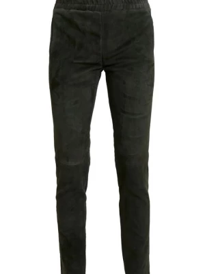 Foto van product Leren broek Oakwood kaki