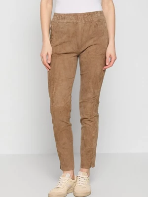Foto van product Leren broek Oakwood lichtbruin