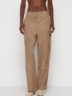 Foto van product Leren broek Stand Studio beżowy