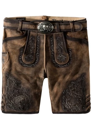 Foto van product Leren broek Stockerpoint bruin