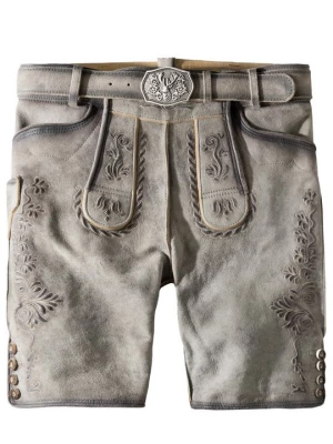 Foto van product Leren broek Stockerpoint grijs