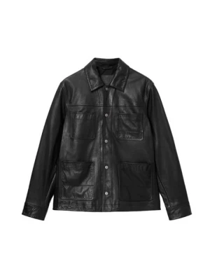 Foto van product Leren jas AllSaints zwart