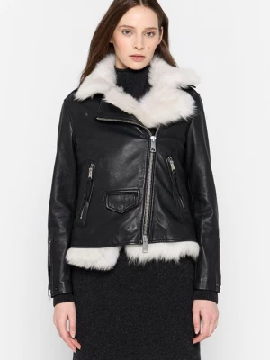 Foto van product Leren jas AllSaints zwart