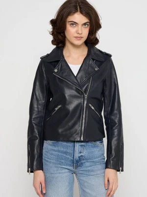 Foto van product Leren jas CLAUDIE PIERLOT zwart