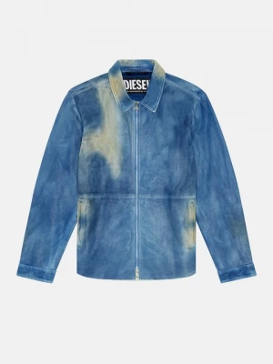 Foto van product Leren jas Diesel blauw