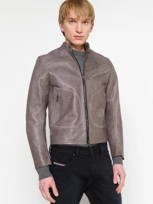 Foto van product Leren jas Diesel taupe