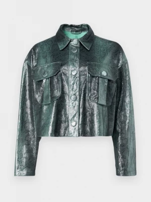Foto van product Leren jas Emporio Armani groen