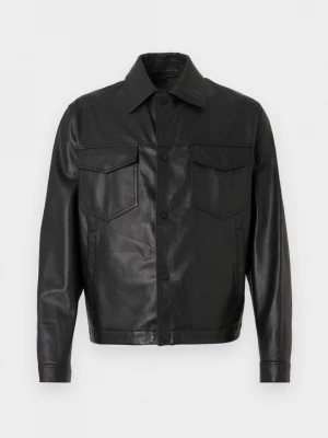 Foto van product Leren jas Emporio Armani zwart