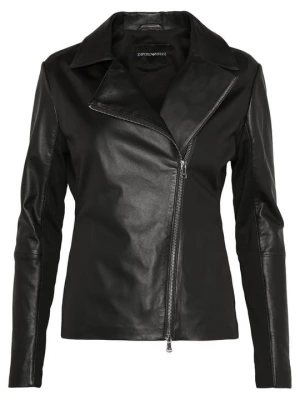 Foto van product Leren jas Emporio Armani zwart