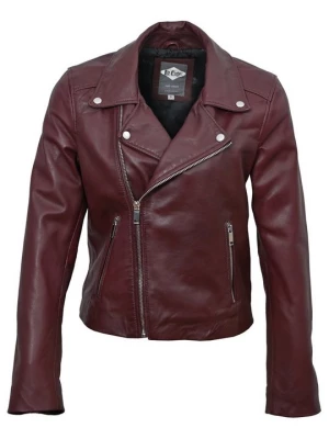 Foto van product Leren jas Lee Cooper bordeauxrood