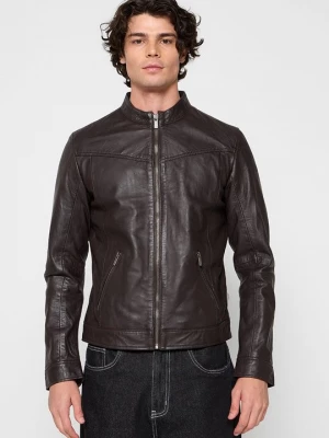 Foto van product Leren jas Lee Cooper bruin