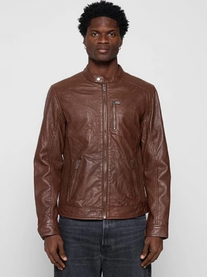 Foto van product Leren jas Lee Cooper cognac