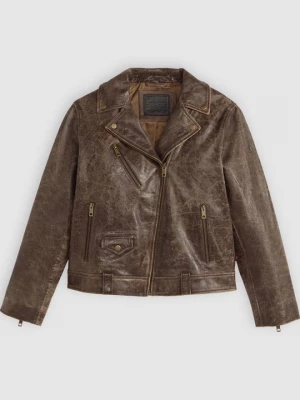 Foto van product Leren jas Levi's bruin