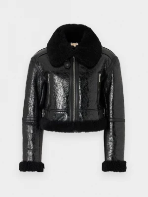 Foto van product Leren jas Michael Kors zwart