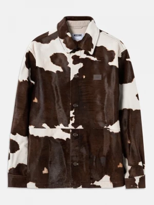 Foto van product Leren jas MOSCHINO wit