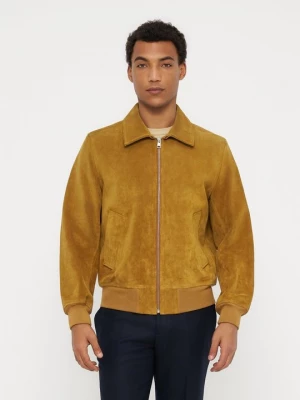 Foto van product Leren jas Sandro camel