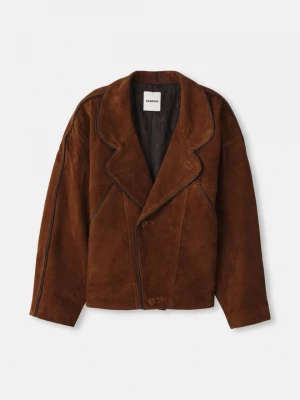 Foto van product Leren jas Sandro camel