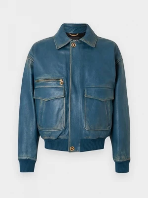 Foto van product Leren jas Versace blauw