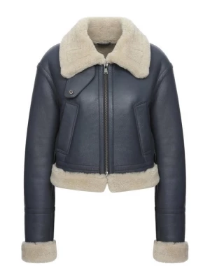 Foto van product Leren jas Vespucci by VSP blauw