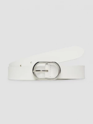 Foto van product Leren riem met logodetail s.Oliver crème