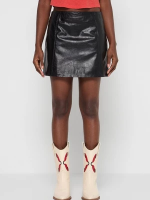 Foto van product Leren rok Calvin Klein zwart