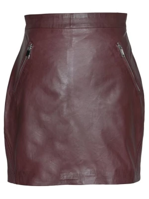 Foto van product Leren rok Le Temps Des Cerises bordeauxrood
