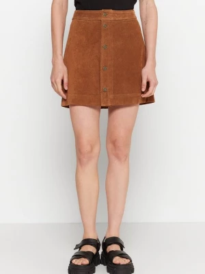 Foto van product Leren rok Polo Ralph Lauren bruin