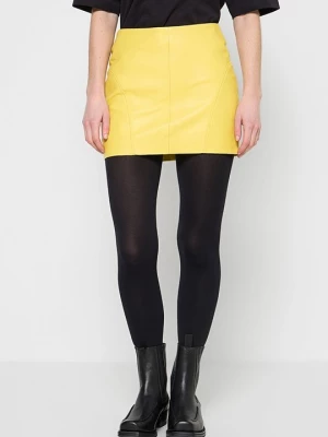 Foto van product Leren rok Remain geel