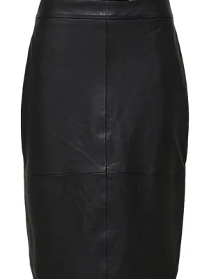 Foto van product Leren rok Selected zwart