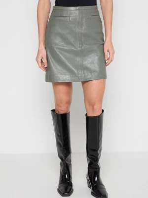 Foto van product Leren rok Soaked in Luxury donkergrijs