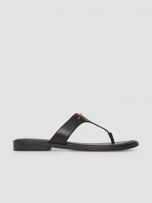 Foto van product Leren teenslippers met decoratief detail s.Oliver zwart