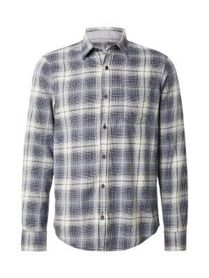 Foto van product LERROS Overhemd navy / wolwit