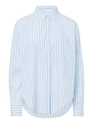 Foto van product Les Lunes Blouse 'HANNAA' lichtblauw / wit