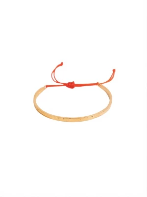 Foto van product Les Reines Armband 'Reddish Elegance' goud