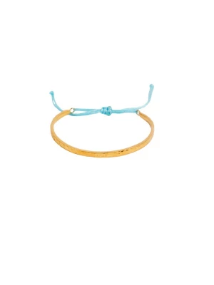 Foto van product Les Reines Armband 'Turqoise Elegance' goud