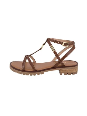 Foto van product Les Tropéziennes Sandaal 'Ledersandalen „Les Haura“' bruin Les Tropeziennes