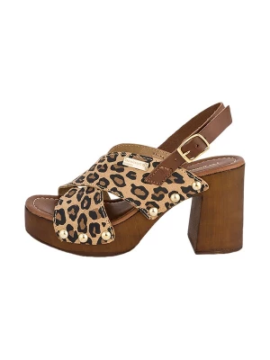 Foto van product Les Tropéziennes Sandaal 'Paloma – Ledersandalen mit Absatz' beige Les Tropeziennes