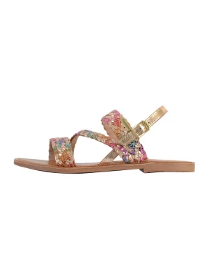 Foto van product Les Tropéziennes Sandalen 'Flache Ledersandale für Kinder „Bamako“' goud Les Tropeziennes