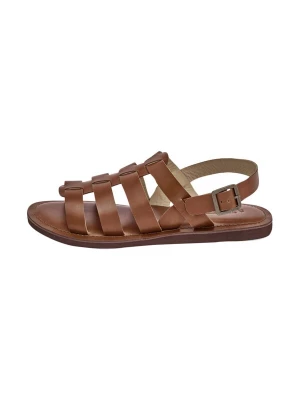 Foto van product Les Tropéziennes Sandalen 'Flache Ledersandalen von Enael' bruin Les Tropeziennes