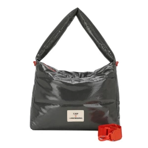 Foto van product Les Visionnaires Schoudertas 'Unio Hobo' grijs