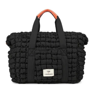 Foto van product Les Visionnaires Shopper 'Unio' oranje / zwart / wit