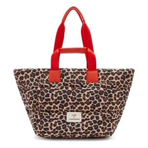 Foto van product Les Visionnaires Shopper 'Unio Tokio' beige / bruin / kreeft / zwart